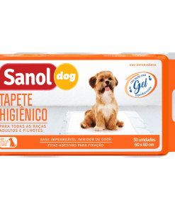 Tapete Higiênico SANOL para Cães com 30 Unidades 60x80cm