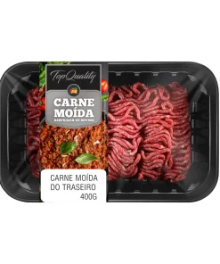 Carne Moída Bovino TOP QUALITY Do Traseiro Resfriada 400g