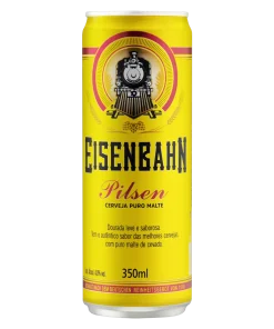 Cerveja Pilsen Puro Malte Eisenbahn Lata 350ml (GELADA)