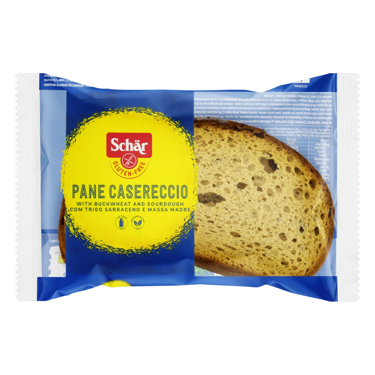 Pão Caseiro sem Glúten Zero Lactose Schär Pacote 240g
