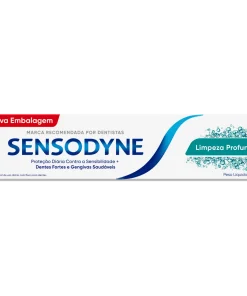 Gel Dental Sensodyne Limpeza Profunda Caixa 90g