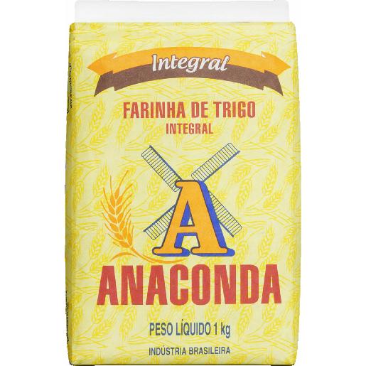 Farinha de Trigo Anaconda 1kg - Integral