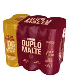 Cerveja Brahma Duplo Malte com 6 Latas 310ml