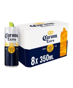 Cerveja Corona Pilsen Lata 350ml C/ 8 Unid.