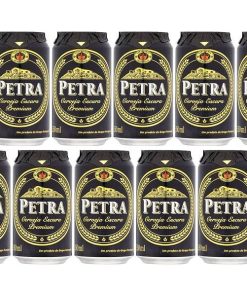 Cerveja Petra Escura Premium 12 Unidades Lata 350ml