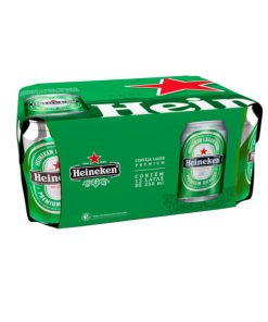 Cerveja Heineken Lata Gelada 350ml Fardo c/12